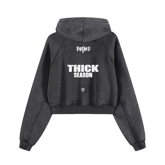 Thick Season Cropped Hoodie