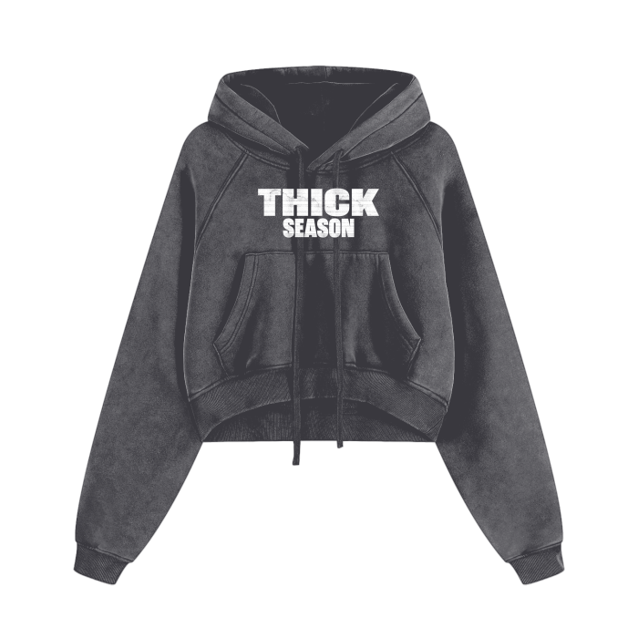 Thick Season Cropped Hoodie