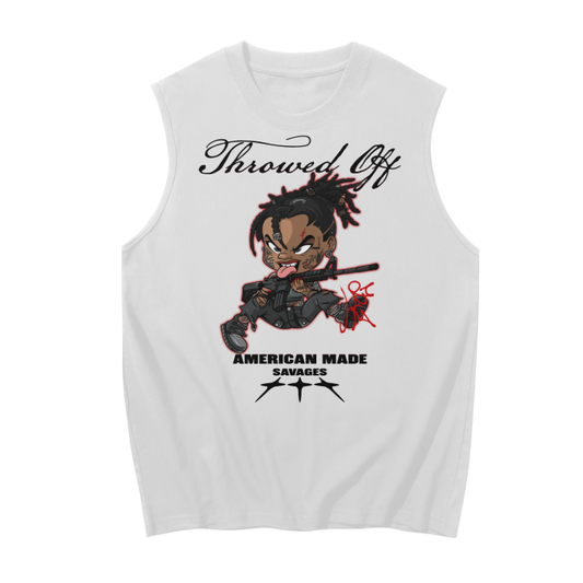 American Made Savage Girl Sleeveless Tee